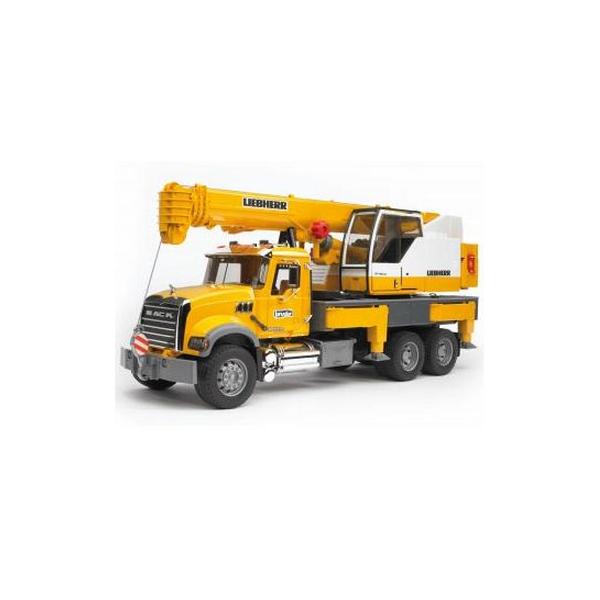 BRUDER 02818 veicolo giocattolo (BRUDER MACK Granite Liebherr Crane Tru)