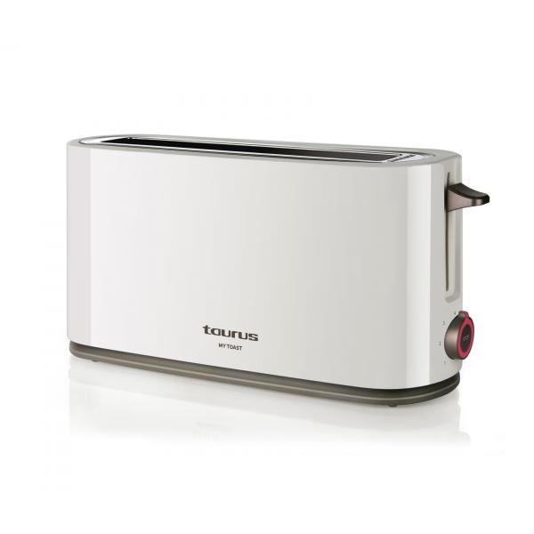 Taurus 960647000 tostapane 7 1 fetta/e 1000 W Bianco (TAURUS Toaster One Slot Long 1000W Whi)