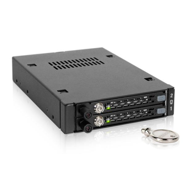 We-Ra. IcyDock 2x6,3cm SATAI-III/SAS H