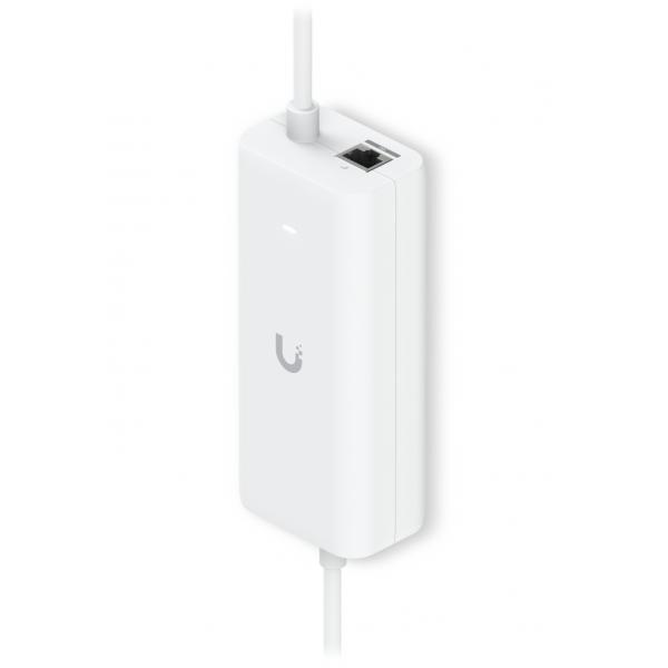 Ubiquiti UACC-POE+-USBC-EU adattatore PoE e iniettore 10 Gigabit Ethernet 48 V (An AC adapter with integrated - PoE, enabling the UniFi Cloud - Gateway device to support PoE output on a single port.