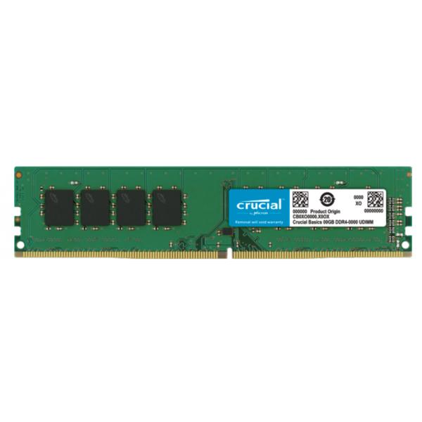 Crucial CB16GU3200 memoria 8 GB 1 x 8 GB DDR4 3200 MT/s 288-pin DIMM (CRUCIAL 16 GB DDR4-RAM P3200 Crucial BASIC [CB16GU3200])