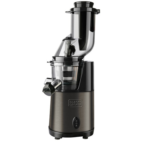 BLACK+DECKER Slow Juicer Brushed