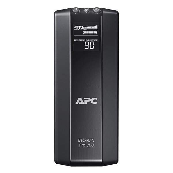 APC BR900G-FR gruppo di continuità [UPS] 0,9 kVA 540 W (APC Back-UPS Pro 900 - UPS - 230 V c.a. V - 540 Watt - 900 VA - USB - connettori di uscita 6 - Belgio, Francia - nero)