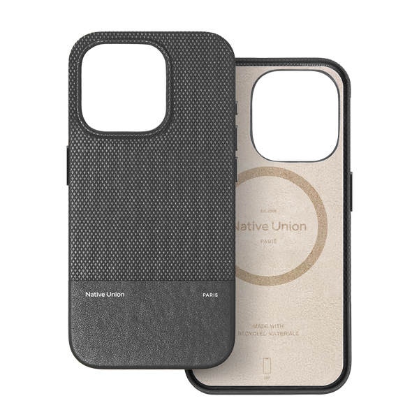 Native Union RECLA-BLK-NP24P custodia per cellulare 16 cm [6.3] Cover Nero ([Re]Classic Case For iPhone - 16 Pro Black - Warranty: 24M)