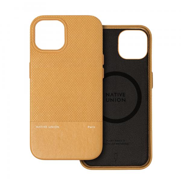 Native Union RECLA-KFT-NP23 custodia per cellulare 15,5 cm [6.1] Cover Giallo (Classic Case For Iphone 15, - Kraft - Warranty: 24M)
