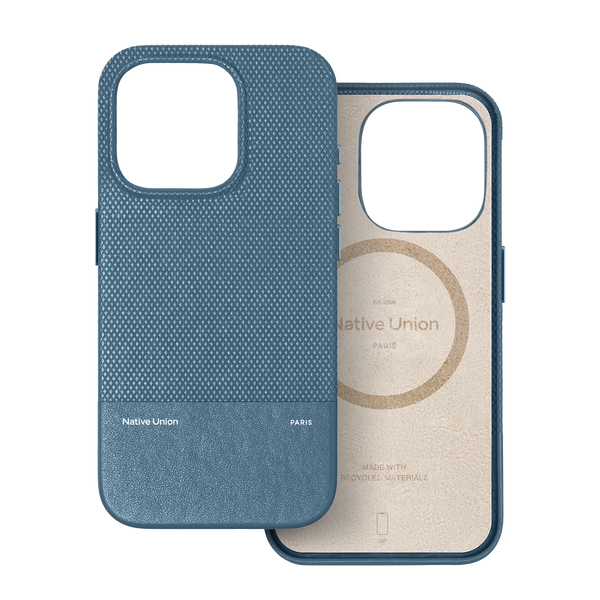 Native Union RECLA-NAV-NP24P custodia per cellulare 16 cm [6.3] Cover Blu marino ([Re]Classic Case For iPhone - 16 Pro Navy - Warranty: 24M)