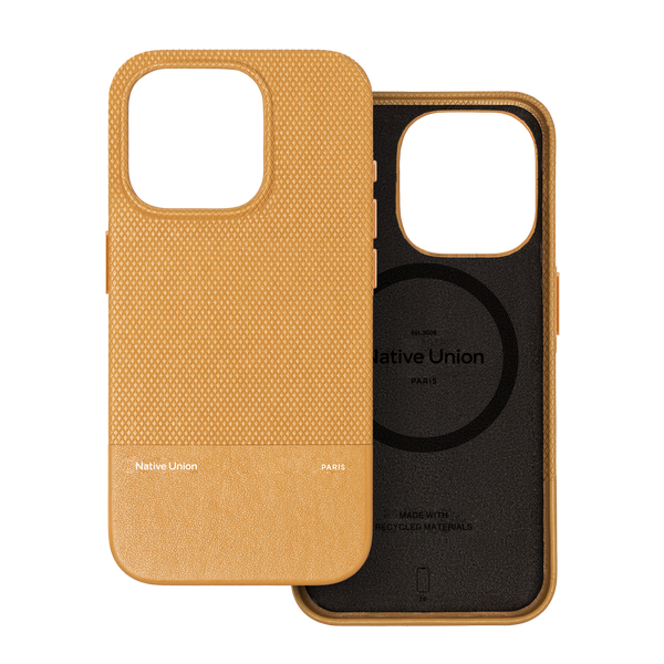 Native Union RECLA-KFT-NP24 custodia per cellulare 15,5 cm [6.1] Cover Ocra ([Re]Classic Case For iPhone - 16 Kraft - Warranty: 24M)