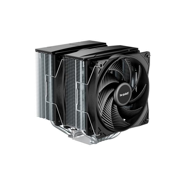 be quiet! Pure Rock Pro 3 Processore Raffreddatore d'aria 12 cm Argento 1 pz (be quiet! Pure Rock Pro 3 CPU Cooler, Universal Socket, 2 x Pure Wings Fans, 2000RPM, only 34.8dB[A] at maximum fan speed