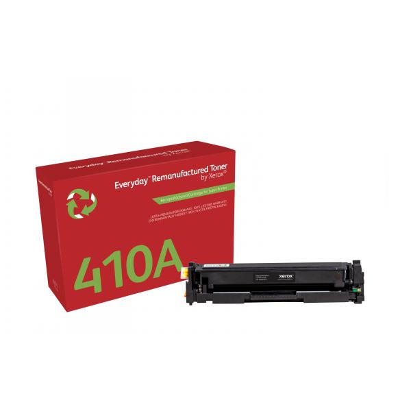 Toner rigenerato Everyday™ di Xerox Nero compatibile con HP 410A [CF410A], Capacità standard (BLACK TONER CARTRIDGE PROJETINT - OEM CF410A)