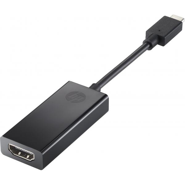 HP USB-C to HDMI Adapter adattatore grafico USB Nero (USB-C to HDMI Adapter - **New Retail** - Warranty: 12M)