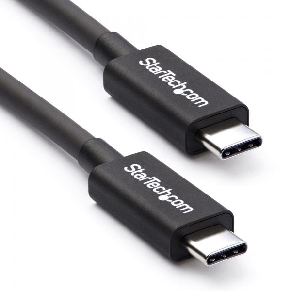 StarTech.com Cavo Thunderbolt 3 da 2m, 20Gbps, 100W PD, 4K, Certificato Thunderbolt, Compatibile con Thunderbolt 4/USB 3.2/DP Alt Mode/USB4 (2M THUNDERBOLT 3 CABLE USB C - 20GBPS TB3/USBC DISPLAYPORT