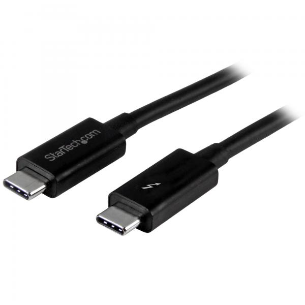 StarTech.com Cavo Thunderbolt 3 da 1m, 20Gbps, 100W PD, 4K, Certificato Thunderbolt, Compatibile con Thunderbolt 4/USB 3.2/DP Alt Mode/USB4 (1M THUNDERBOLT 3 CABLE USB C - 20GBPS TB3/USBC DISPLAYPORT