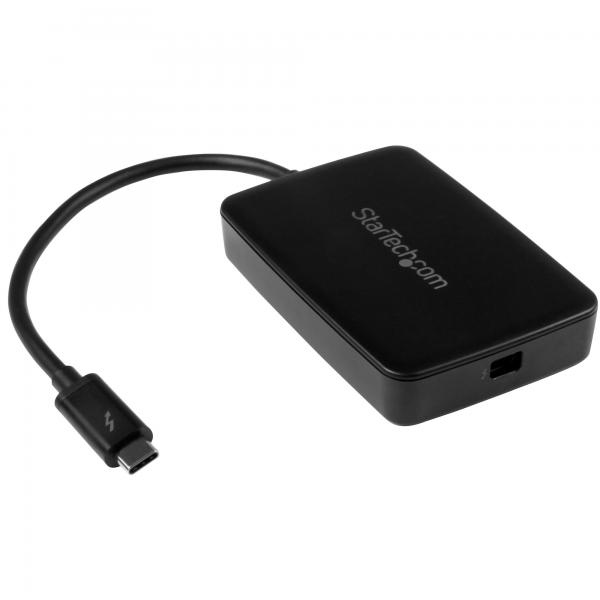 StarTech.com Adattatore da Thunderbolt 3 a Thunderbolt 2 - Da laptop TB3 a display/dispositivi TB2 o TB1 - Convertitore TB2 20Gbps o TB1 10Gbps - Certificato TB3 - Nero - Windows/Mac (THUNDERBOLT 3 T