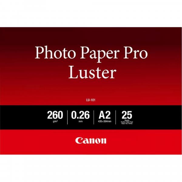 Canon Carta fotografica Luster PRO LU-101 A2 - 20 Fogli (LU-101 A2 25 - LUSTER PAPER[LU-101] 25 SHEETS)