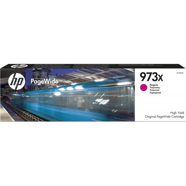HP Cartuccia magenta ad alta capacità originale 973X PageWide (OEM HP 973X High Yield Magenta 7000 Pages Original Ink F6T82AE)