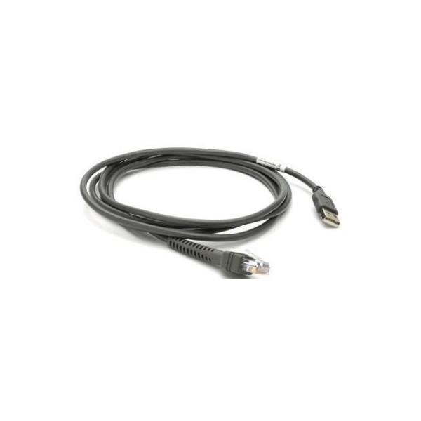 Zebra CBA-U26-S09EAR lettero codici a barre e accessori (CABLE - SHIELDED USB SERIES A - CONNECTOR 2.8M STRAIGHT EAS)