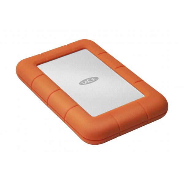 LaCie Rugged Mini disco rigido esterno 4 TB 5400 Giri/min Micro-USB B 3.2 Gen 1 [3.1 Gen 1] Arancione (Rugged Mini External Hard - Drive 4000 Gb Orange - Warranty: 12M)
