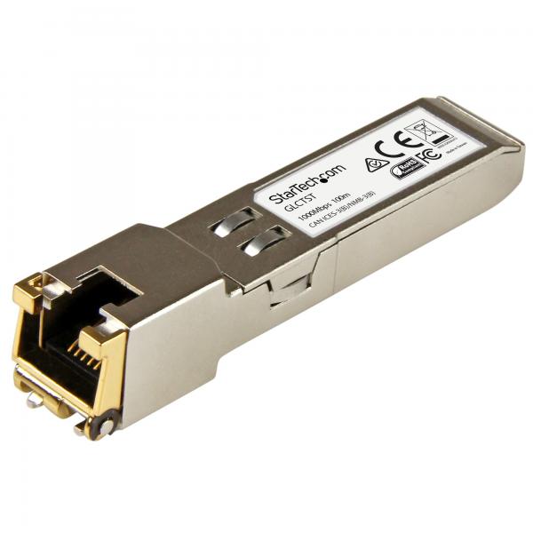 StarTech.com Cisco GLC-T Compatibile Ricetrasmettitore SFP - 1000BASE-T (GB RJ45 COPPER SFP TRANSCEIVER - MODULE CISCO GLC-T COMPATIBLE)