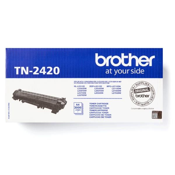 Brother TN-2420 cartuccia toner 1 pz Originale Nero (OEM Brother TN2420 Black 3000 Pages Original Toner)