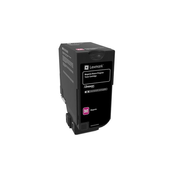 Lexmark 74C20M0 cartuccia toner 1 pz Originale Magenta (RETURN-TONER CARTRIDGE MAGENTA - 3K PAGES CS720 / CS725)