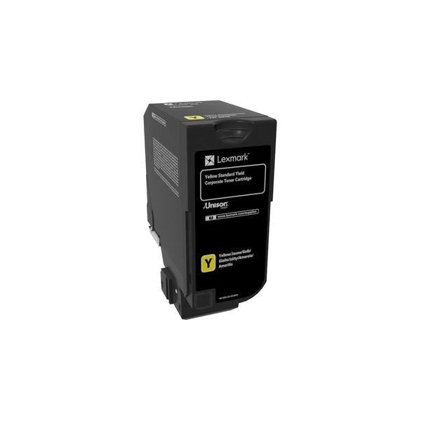 Lexmark 74C2SYE cartuccia toner 1 pz Originale Giallo (CORPORATE-TONER CARTR. YELLOW - 7K PAGES F. CS720/CS725/CX725)