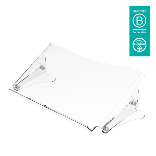 Dataflex Addit porta documenti ErgoDoc - regolabile 400 (Dataflex Addit ErgoDoc document holder - adjustable 400 - clear acrylic [1Year warranty])