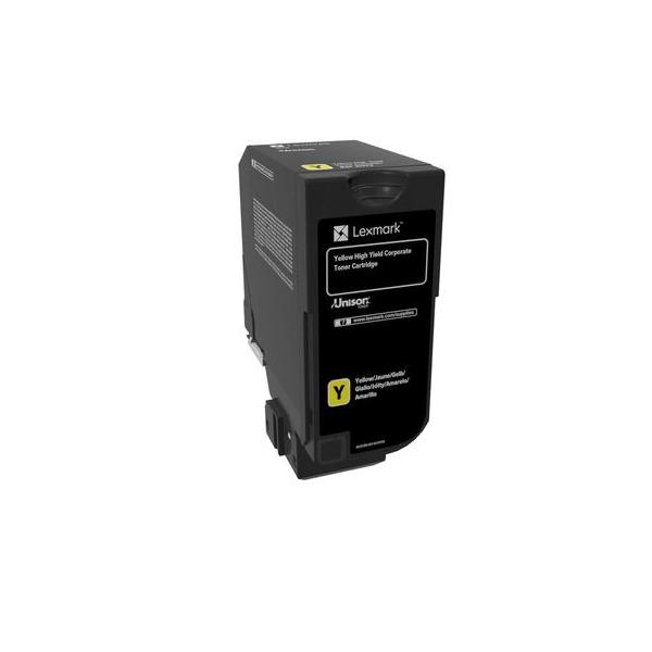 Lexmark 84C2HYE cartuccia toner 1 pz Originale Giallo (Toner Corporate Yellow 16k - 84C2HYE, 16000 pages, Yellow, - 1 pc[s] - Warranty: 12M)