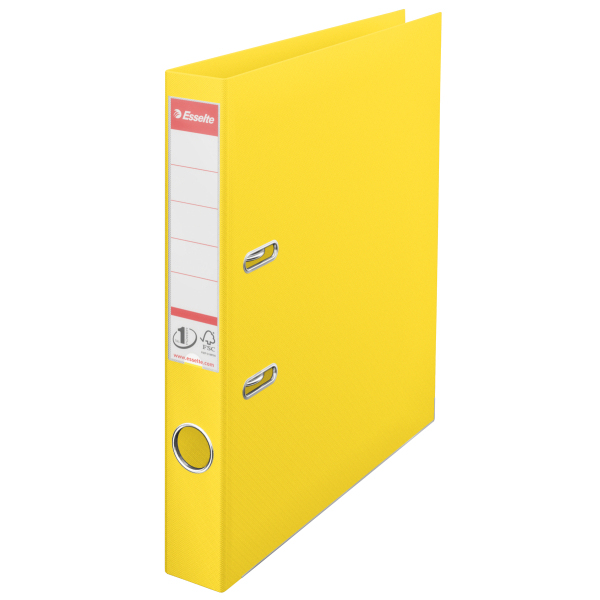 Esselte 624074 raccoglitore ad anelli A4 Giallo (LAF No1 Vivida FSC PP A4/50 Ye)