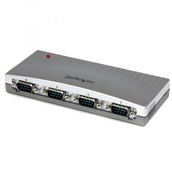 StarTech.com Hub Adattatore USB a seriale DB9 RS232 a 4 porte (4 PORT SERIAL TO USB CONVERTER - .)