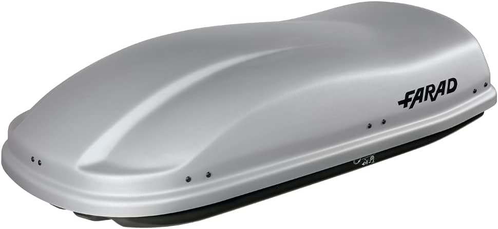 BOX BAULE FARAD 400LT GRIGIO LUCIDO MARLIN DOPPIA APERTURA