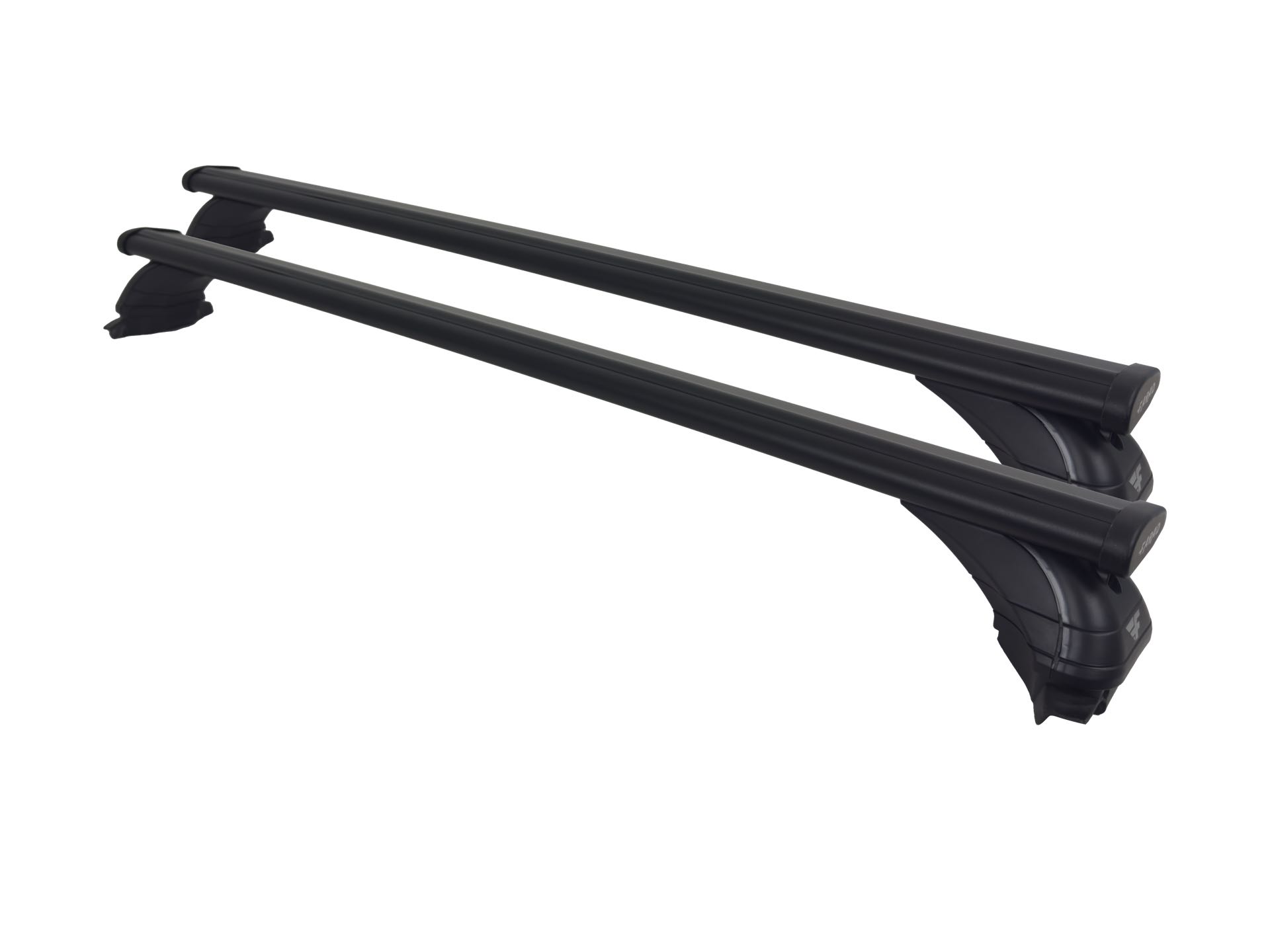 Barre Kia Stonic dal 2017 in poi-in acciaio nero con serratura rails aperti
