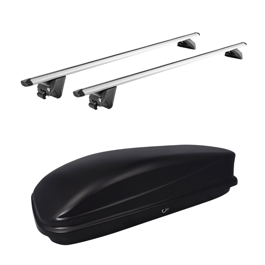 Barre in alluminio Audi A4 SW B8 5P DAL 2008 AL 2015 rails + box 340lt