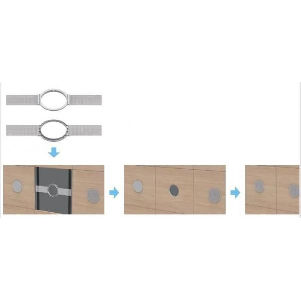 Vivolink VLSPMTC-MOUNT supporto da parete per casse acustiche Soffitto Metallo Argento (VLSPMTC metal enforcement for - soft ceiling plate mount . - Warranty: 12M)