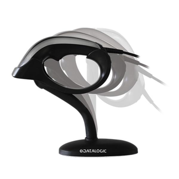 Datalogic Heron HD3430 Lettore di codici a barre portatile 2D Laser Nero (HERON HD3430 2D SCNR USB KIT - STAND BLK IN)