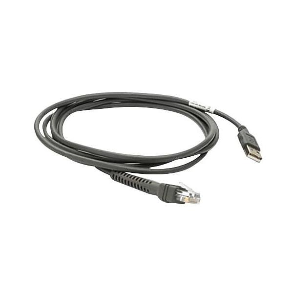Zebra CBA-U44-S15PAR lettero codici a barre e accessori (SHIELDED USB CABLE 4.6M STRGHT - SER A CONNECTOR 12V POWER SUPP)