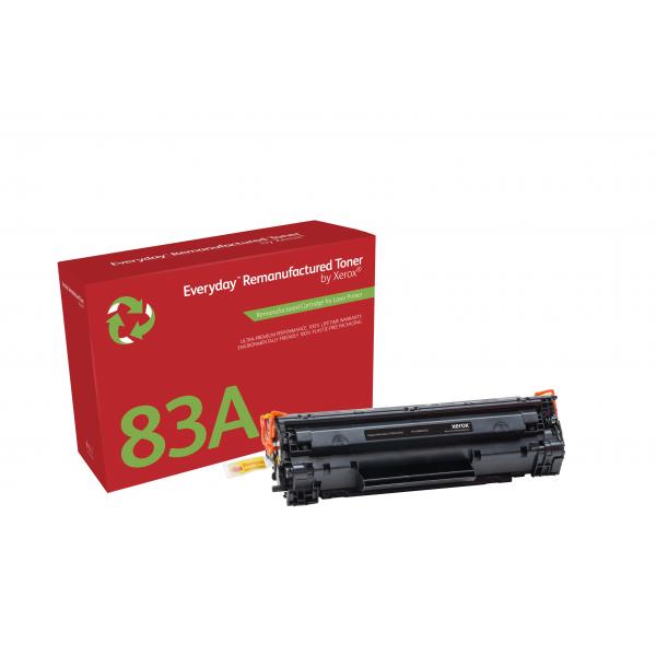Toner rigenerato Everyday™ di Xerox Mono compatibile con HP 83A [CF283A], Capacità standard (HP LJ ENTRPRS M806830 FLOWM830 - OEM CF283A)