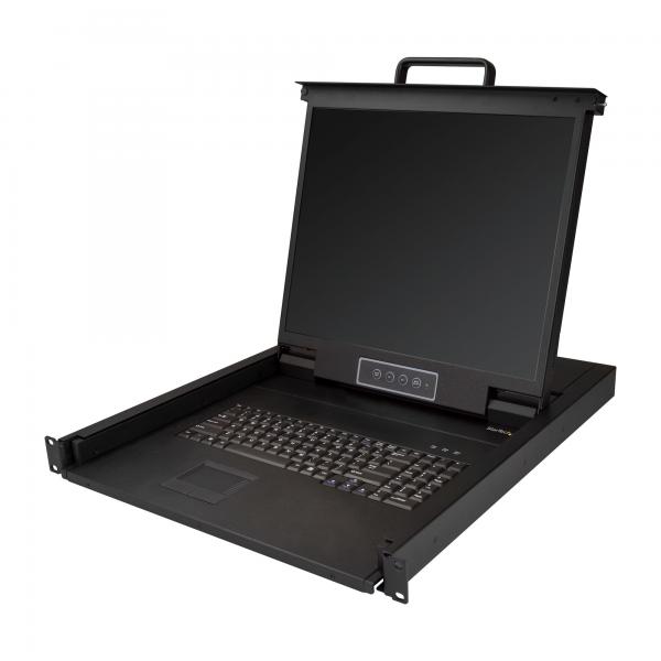 StarTech.com Console KVM per Armadio Rack con porta VGA - 19 - 1U (1U SINGLE PORT KVM CONSOLE FOR - SERVER RACK - VGA KVM - 19IN)