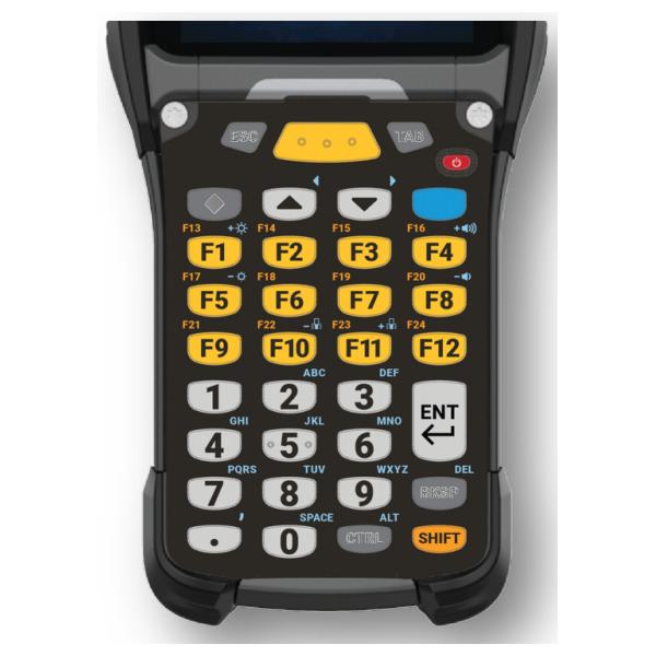 Zebra KYPD-MC9334FNR-01 tastiera per dispositivo mobile Alfanumerico Inglese Nero, Grigio, Giallo (MC93 KYPD 34KY FUNC-NUMERIC - .)