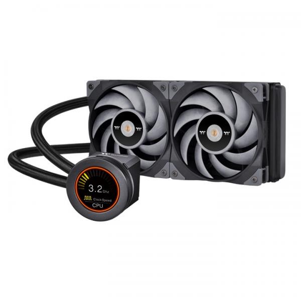 Thermaltake CL-W322-PL12GM-B sistema di raffreddamento per computer Processore Raffreddatore di liquidi tutto in uno 12 cm Nero, Grigio (Thermaltake TOUGHLIQUID Ultra 240 - pr)
