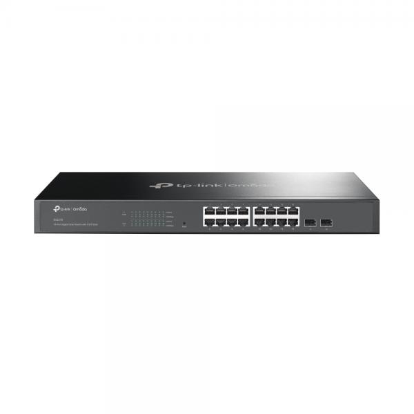 TP-Link Omada SG2218 switch di rete Gestito L2/L2+ Gigabit Ethernet [10/100/1000] 1U Nero (TP-LINK Switch SG2218 16xGBit/2xSFP Smart Managed)