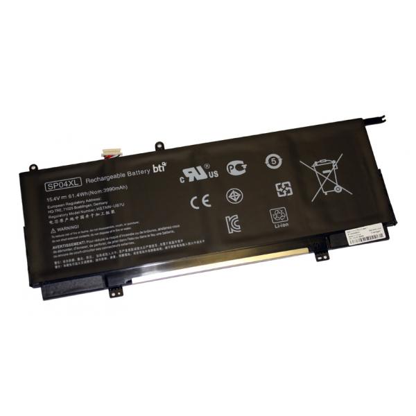 BTI 61.4 4 cell SP04XL compatible battery for HP - COMPAQ SPECTRE X360 CONVERTIBLE 13-AP0168TU SPECTRE X360 CONVERTIBLE 13-AP0167TU