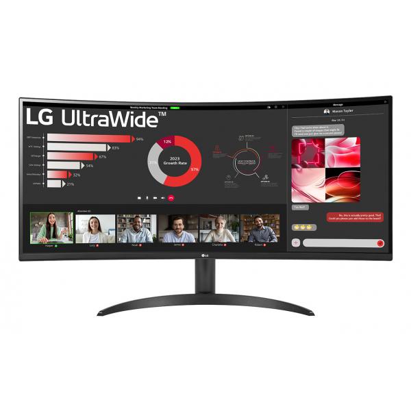 LG 34WR50QK-B Monitor PC 86,4 cm [34] 3440 x 1440 Pixel Wide Quad HD Nero (LG LCD 34WR50QK-B 34 black)