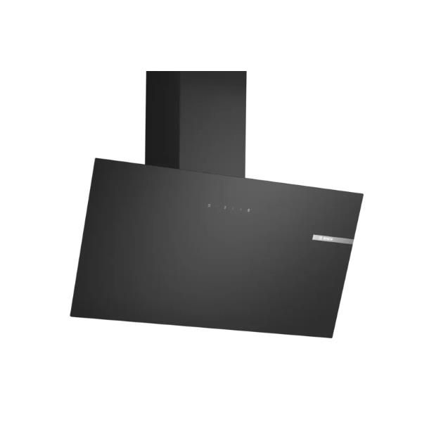 CAPPA A MURO INCLUNATA 60CM A NERA