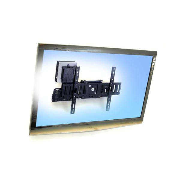 Ergotron SIM90 Signage Integration Mount Parete Nero (SIM90 SIGNAGE INTEGRATION MOUNT - VESA 32-63IN 47.6KG VESA MIS-F)