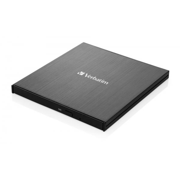 Verbatim 43888 lettore di disco ottico Blu-Ray DVD Combo Nero (VERBATIM EXTERNAL SLIMLINE BLU-RAY WRITER ULTRA HD 4K USB3.1)