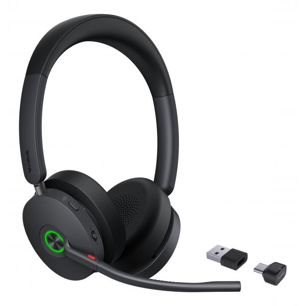Yealink BH74 UC USB-C/A Auricolare Wireless A Padiglione Ufficio USB Type-C / USB Type-A Bluetooth Nero (BH74 - Headset - on-ear - Warranty: 12M)