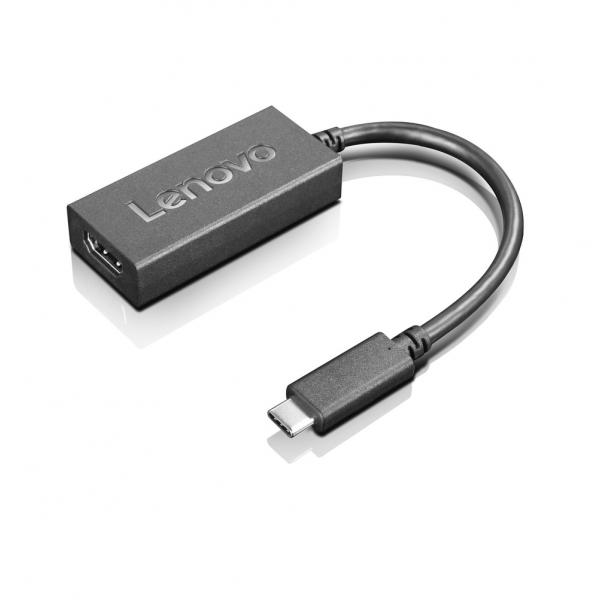 Lenovo GX90K37871 adattatore grafico USB Nero (USB C to HDMI Adapter Black - GX90K37871, Black, 0 - 40 ?C, - 27 mm, 222 mm, 12 mm, 40 g - Warranty: 12M)