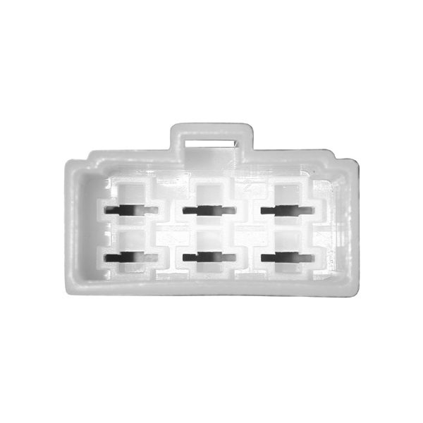 CONNETTORE RETTANGOLARE FEMMINA C/ASOLA- 6 FASTON
