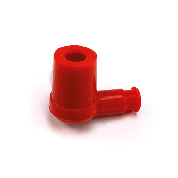 ATTACCO CANDELA ROSSO IN SILICONE C/RES.
