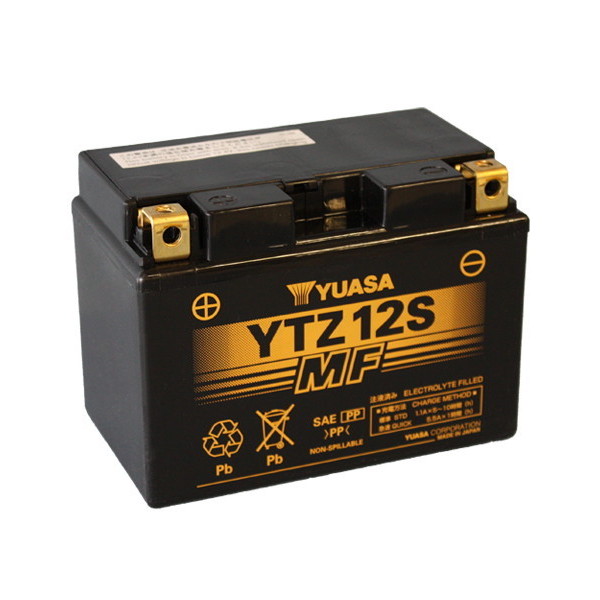 BATTERIA YUASA YTZ12S (SIGILLATA ATTIVATA - FACTORY SEALED) 12V/11AH